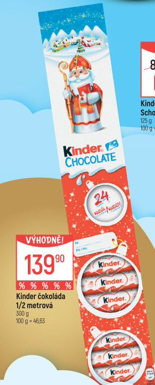 Čokoládky vánoční Kinder