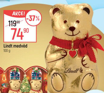 Medvídek čokoládový Lindt