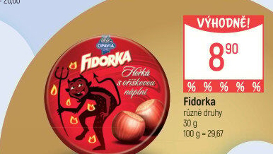 Oplatky Fidorka Opavia