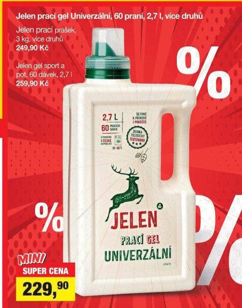 Prací gel Jelen