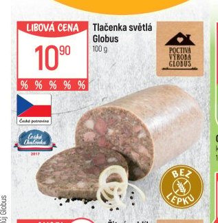 Tlačenka světlá Globus