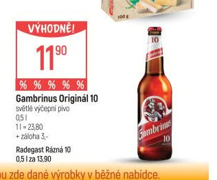 Gambrinus Originál 10