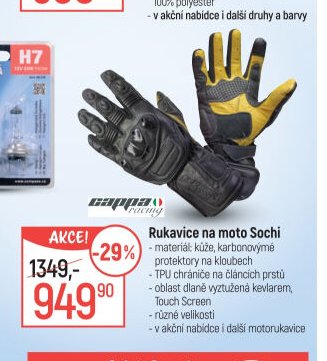 Rukavice na moto Sochi