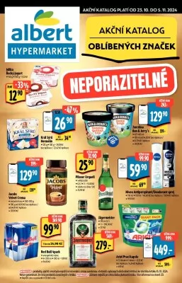 akční leták Albert 23.10.2024-5.11.2024