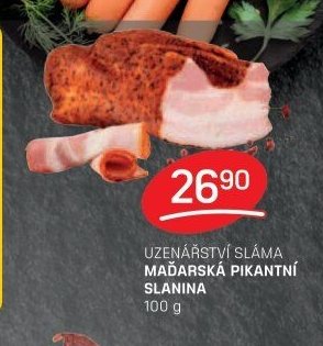 UZEŇÁŘSTVÍ SLÁMA MAĎARSKÁ PIKANTNÍ SLANINA