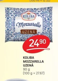 KOLIBA MOZZARELLA UZENÁ