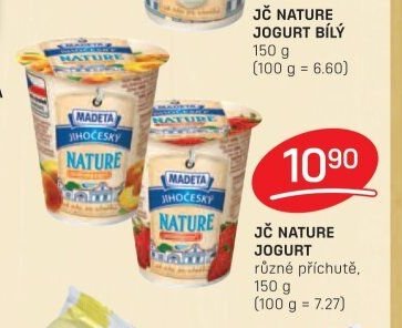 JČ NATURE JOGURT různé příchutě, 150 g