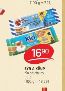 SÝR A KŘUP různé druhy 35 g
