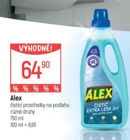 Čistič na laminát 2v1 Alex