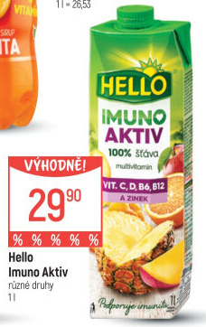 Džus Imuno Aktiv Hello