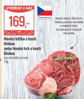 Hovězí kližka s kostí Globus