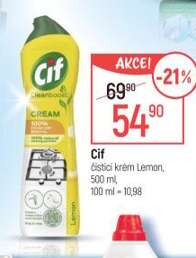 Krémový čistič Cif Cream
