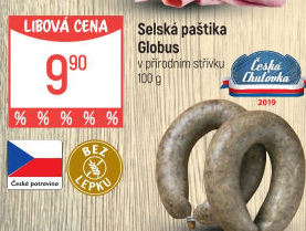 Paštika selská Globus
