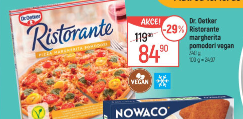 Pizza mražená Ristorante Vegan Dr. Oetker