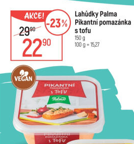 Pomazánka pikantní s tofu Lahůdky Palma