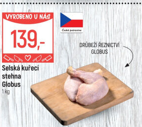 Selská kuřecí stehna Globus