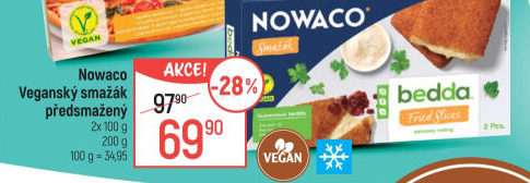 Veganský obalovaný sýr Bedda Nowaco