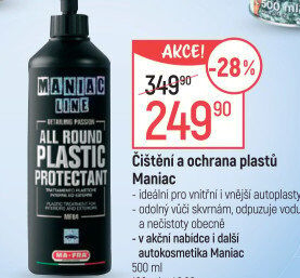 Čištění a ochrana plastů Maniac