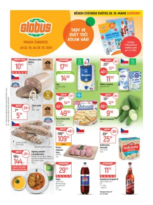 akční leták Globus 23.10.2024-29.10.2024