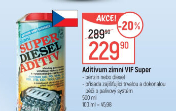 Aditivum zimní Super diesel VIF