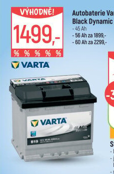 Autobaterie Black Dynamic Varta