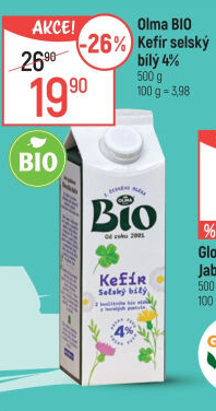 Kefír Selský bio Olma