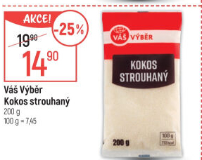 Kokos strouhaný Váš Výběr