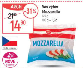 Mozzarella Váš Výběr