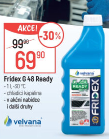 Nemrznoucí chladicí kapalina G48 FridexReady Velvana
