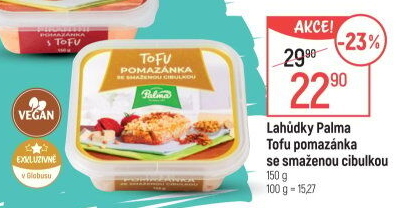Pomazánka tofu se smaženou cibulkou Lahůdky Palma
