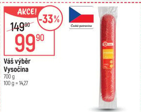 Salám Vysočina Váš Výběr