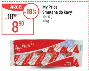 Smetánky do kávy My Price