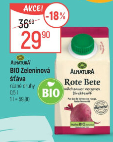 Šťáva zeleninová Alnatura