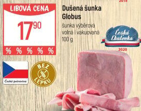 Šunka dušená výběrová Globus