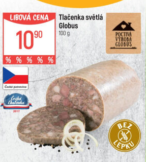 Tlačenka světlá Globus