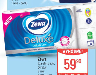 Toaletní papír 3vrstvý Deluxe Zewa