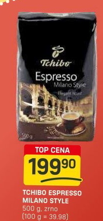 Zrnková káva Tchibo Espresso Milano style