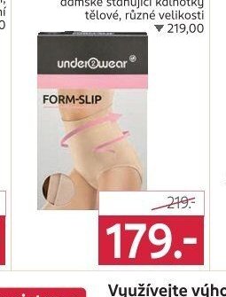 UNDER2WEAR dámské stahující kalhotky tělové, různé velikosti