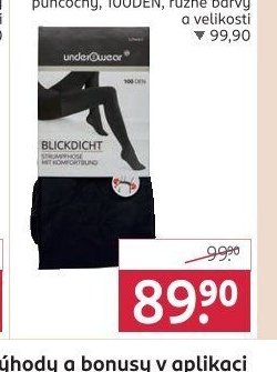 UNDER2WEAR punčochy, 100DEN, různé barvy a velikosti