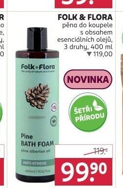 FOLK & FLORA pěna do koupele