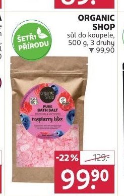 ORGANIC SHOP sůl do koupele