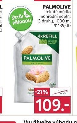 PALMOLIVE tekuté mýdlo náhradní náplň