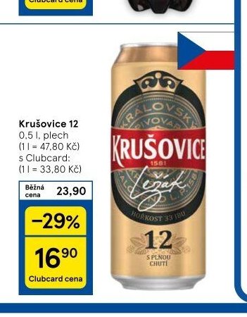 Krušovice 12 0,5 l