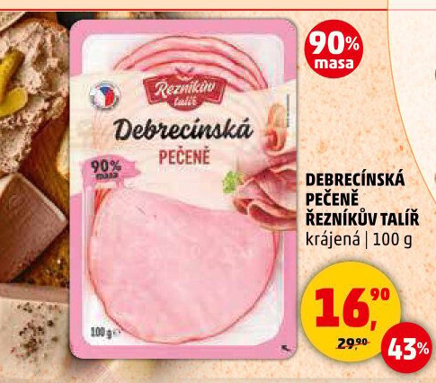 Debrecínská pečeně Řezníkův talíř