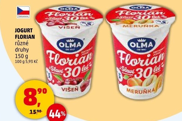 Jogurt smetanový Florian Olma