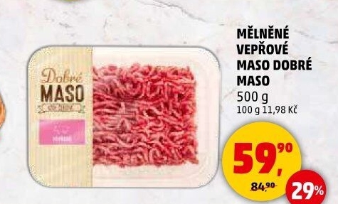 Maso mleté vepřové Dobré maso