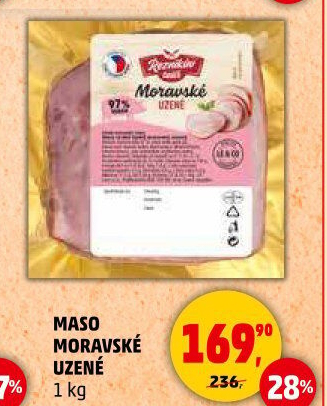 Moravské maso uzené Řezníkův talíř