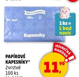 Papírové kapesníčky 2vrstvé Soft&