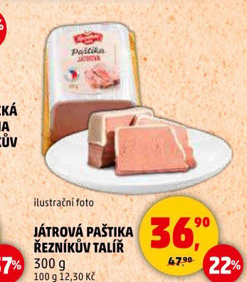 Paštika játrovka Řezníkův talíř