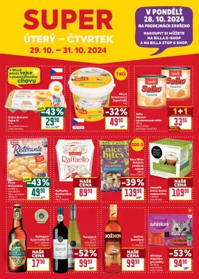 akční leták BILLA 23.10.2024-29.10.2024